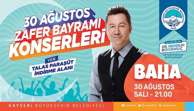 BÜYÜKŞEHİR’DEN 30 AĞUSTOS ZAFER BAYRAMI’NA ÖZEL KONSERLER