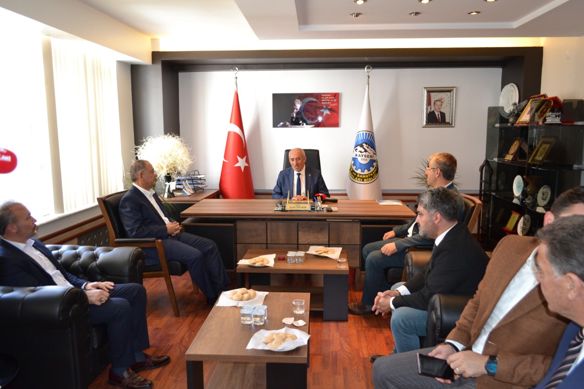 MEHMET ÖZHASEKİ’DEN KESOB’A ZİYARET