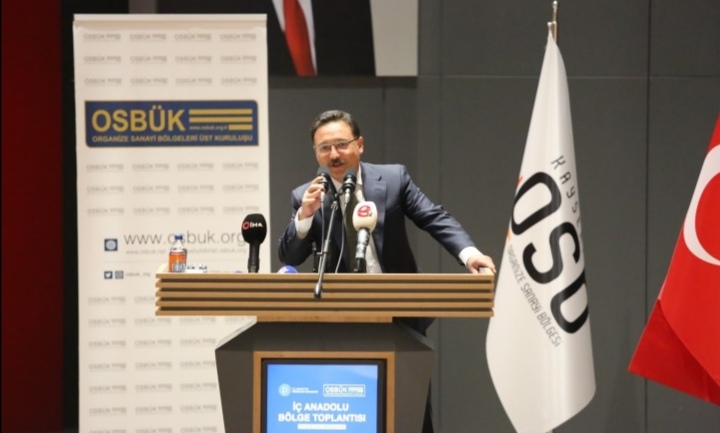 OSBÜK İç Anadolu Bölge Toplantısı Kayseri’de Yapıldı