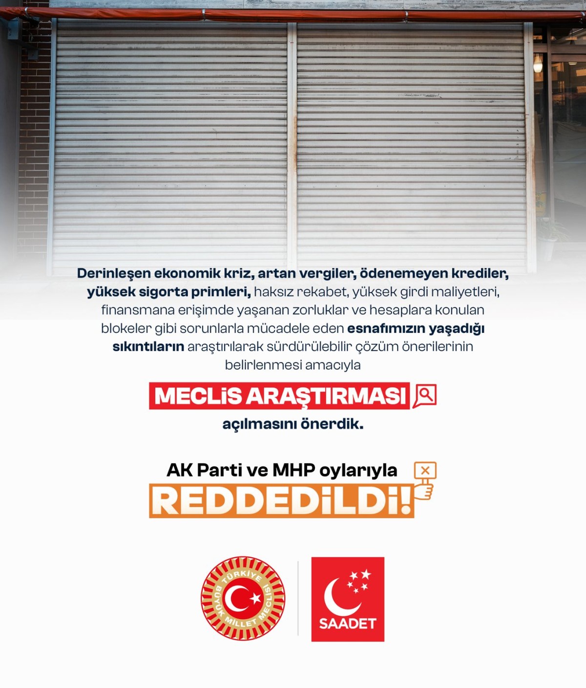 Saadet Partisi’nden Çağrı: “Sonucu Değiştirmek Milletimizin Elinde”