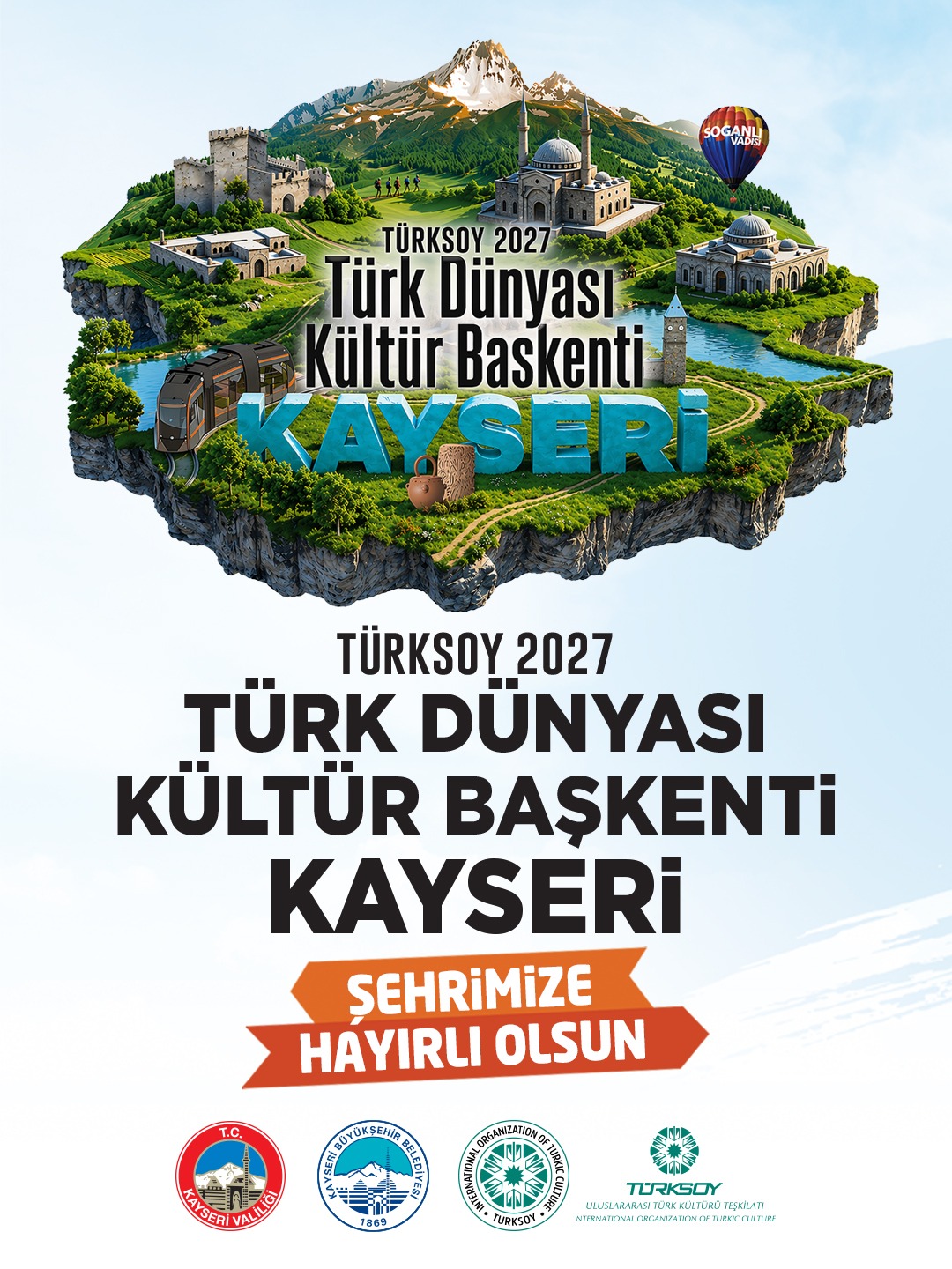 Büyük Müjde... Kayseri 2027 Türk Dünyası Kültür Başkenti ilan edildi