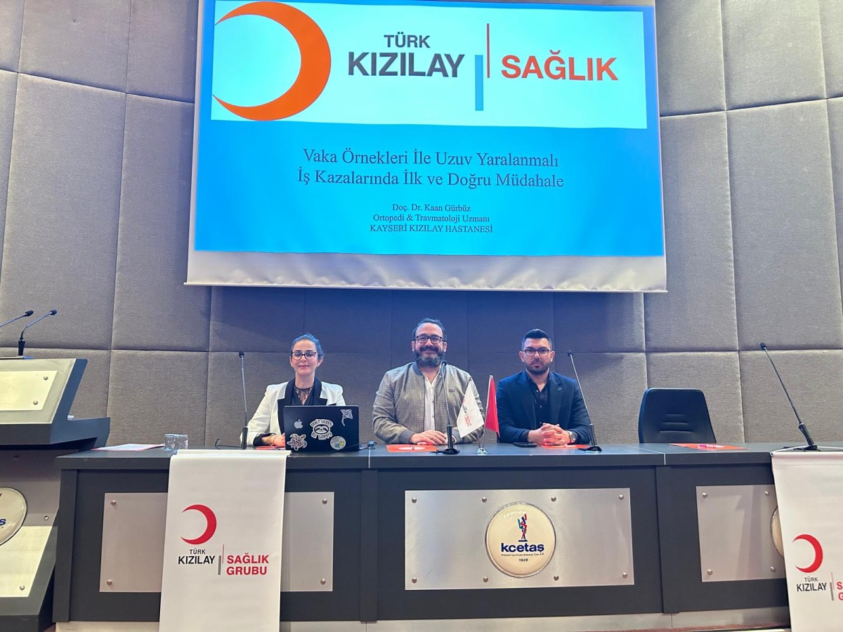 İş Sağlığı ve Güvenliği Haftasında bilgilendirme semineri düzenlendi. 