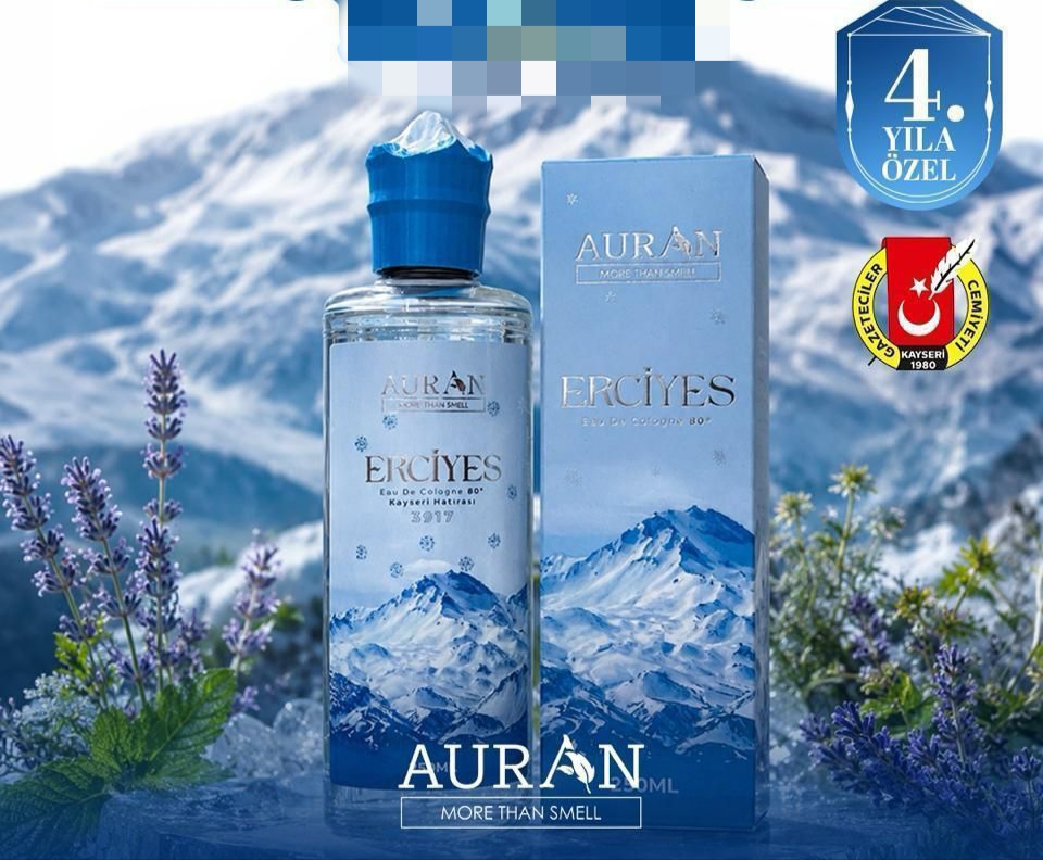 Erciyes'in kokusuna özel kolonya lansmanda tanıtıldı