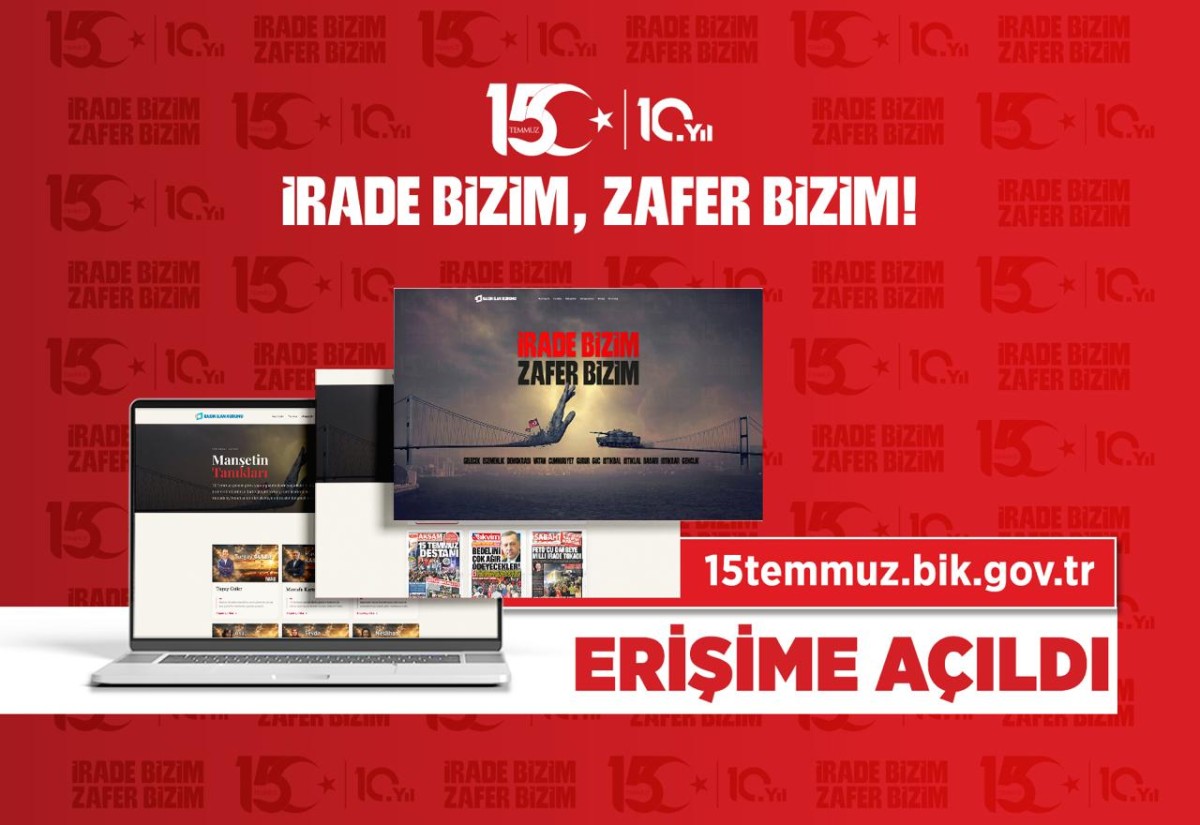 15 Temmuz'un dijital hafızası ‘15temmuz.bik.gov.tr’ erişime açıldı