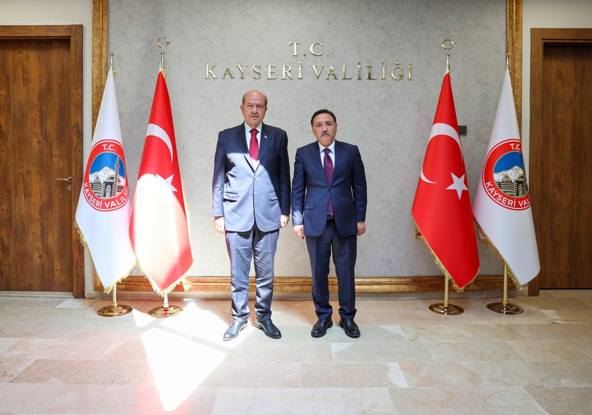 KKTC 5’inci Cumhurbaşkanı Ersin Tatar’dan Vali Çiçek’e Ziyaret