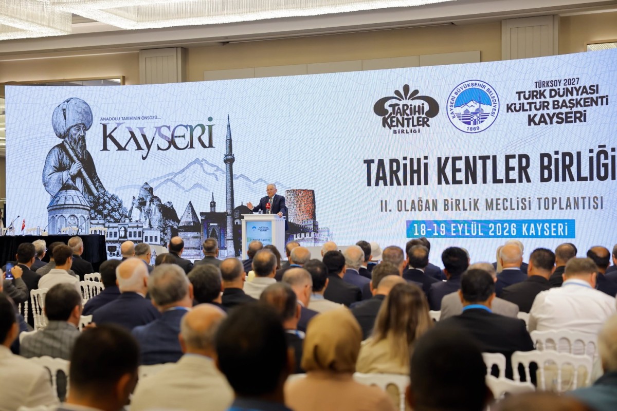 KADİM KENT KAYSERİ’YE TARİHİ KENTLER BİRLİĞİ’NDEN TAM NOT: ÖVGÜ YAĞMURU