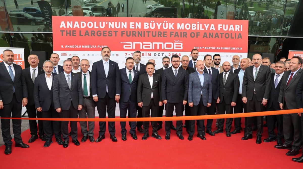 ANAMOB fuarı görkemli törenle açıldı