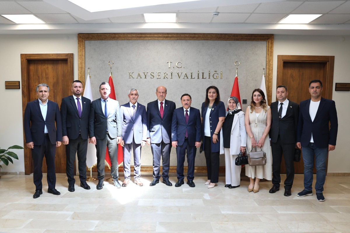 KKTC 5’inci Cumhurbaşkanı  Ersin Tatar’dan Vali Çiçek’e Ziyaret