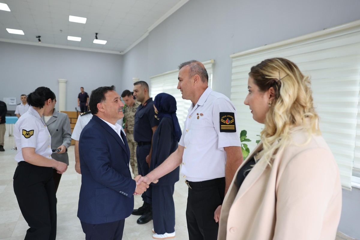 Vali Çiçek, Rütbe Terfi Töreni’ne Katıldı