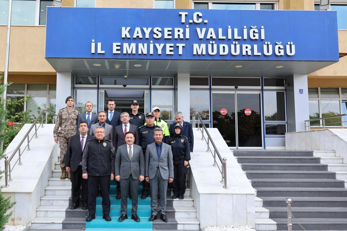 Vali Çiçek’ten İl Emniyet Müdürü Ergen’e Hayırlı Olsun Ziyareti